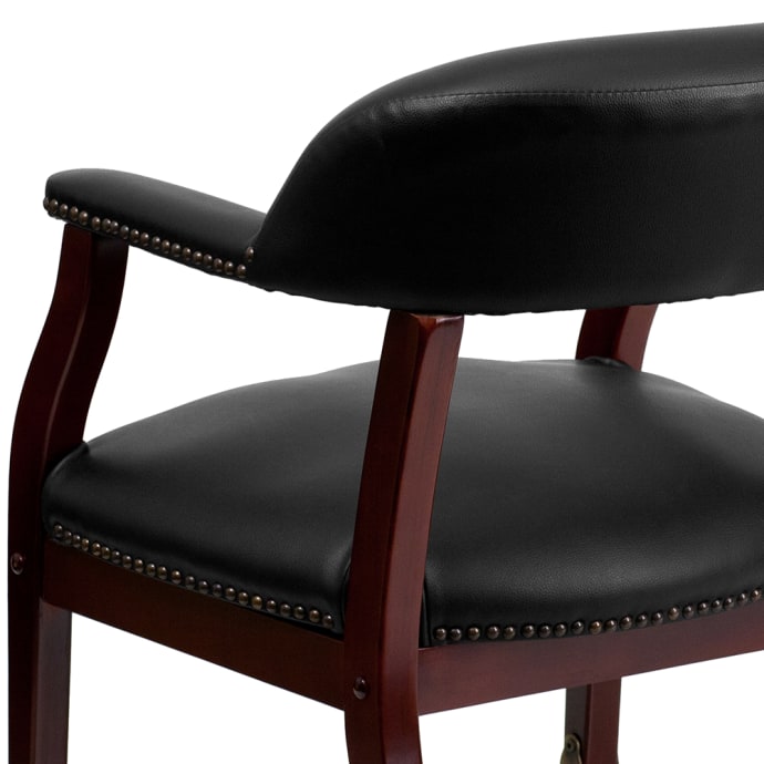 Flash Furniture B-Z100-BLACK-GG Rolling Conference Chair w