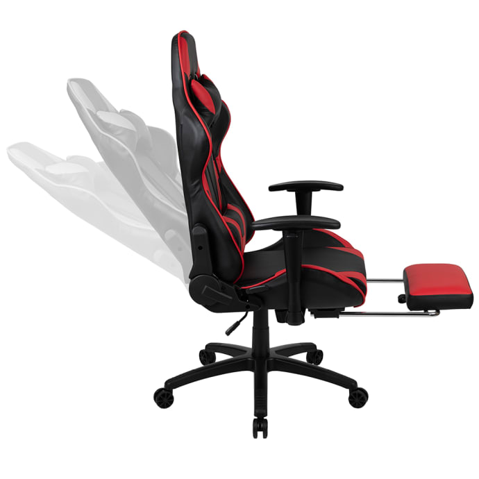 Flash Furniture CH-187230-RED-GG Swivel Racing Gaming Chair w