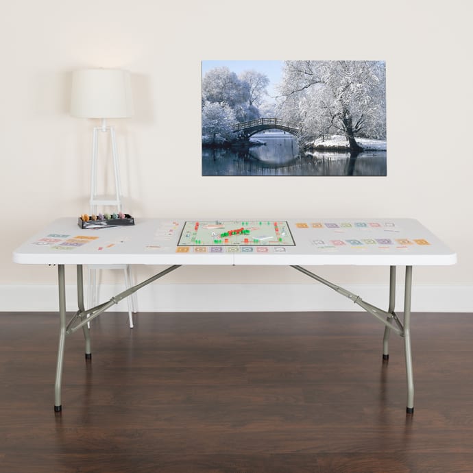 Flash Furniture DAD-YCZ-183Z-GG Rectangular Folding Table w