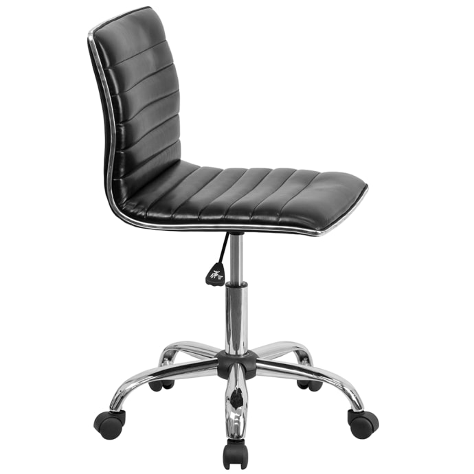 Flash Furniture DS-512B-BK-GG Swivel Task Chair w/ Low Back