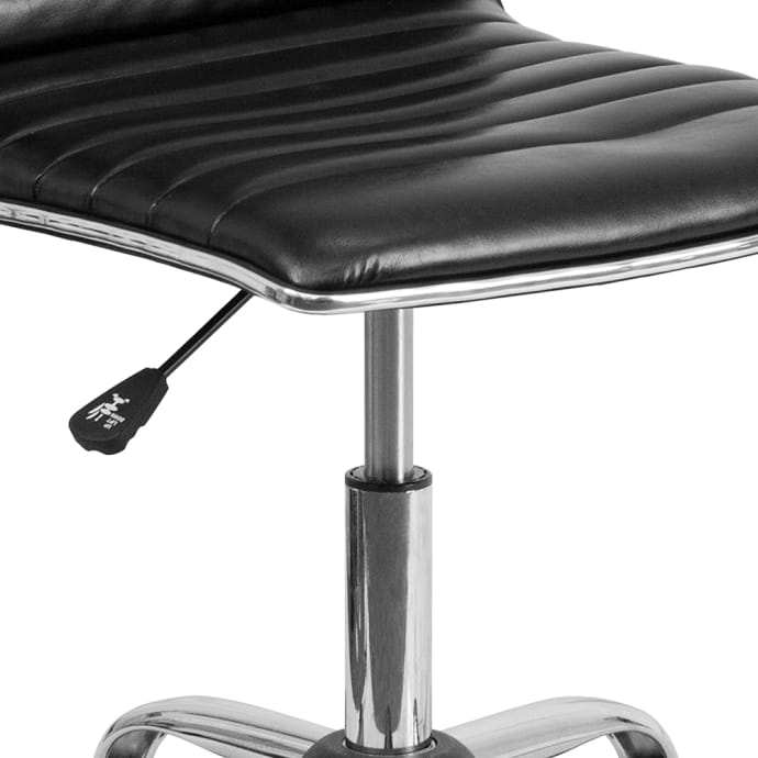 Flash Furniture DS-512B-BK-GG Swivel Task Chair w/ Low Back
