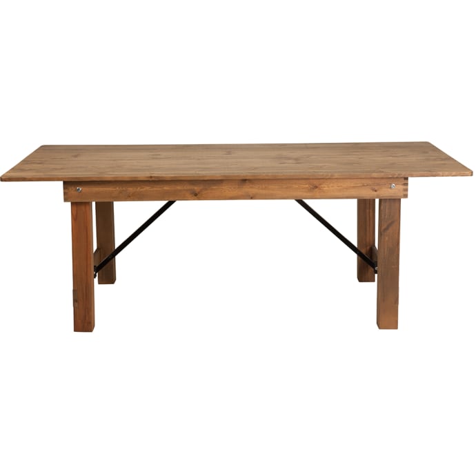 Flash Furniture XA-F-84X40-GG Rectangular Folding Farm Table w