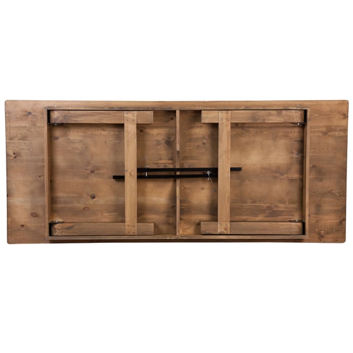 Flash Furniture XA-F-96X40-GG Rectangular Folding Farm Table w