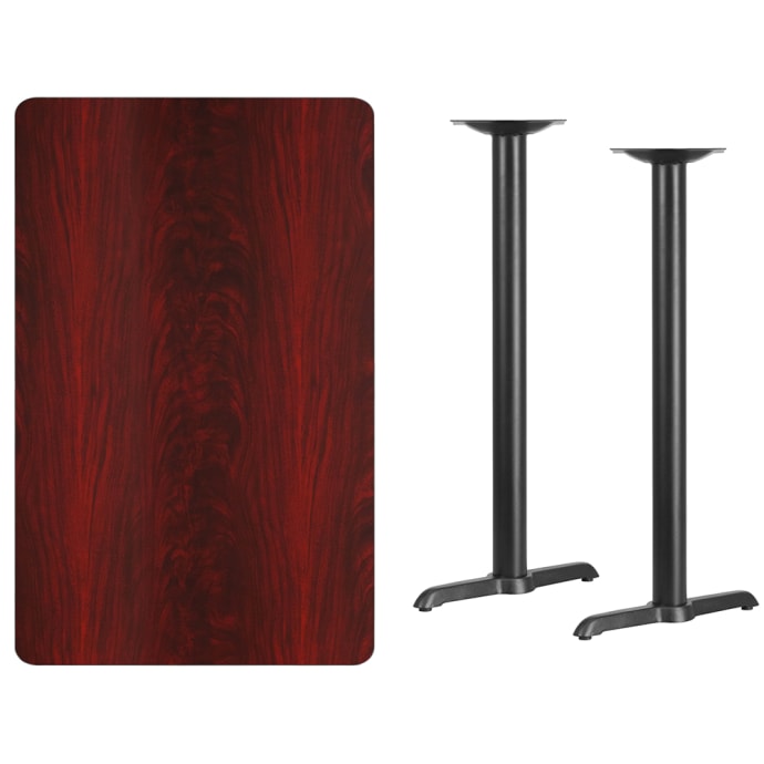 Flash Furniture XU-MAHTB-3048-T0522B-GG Rectangular Bar