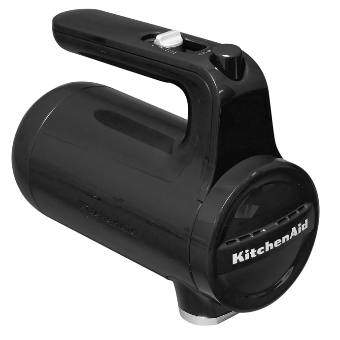 KitchenAid - Cordless 7 Speed Hand Mixer - Onyx Black