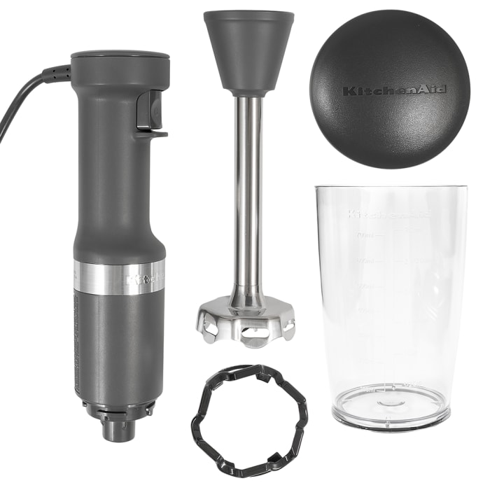 KitchenAid Matte Grey Variable Speed Corded Hand Immersion Blender +  Reviews