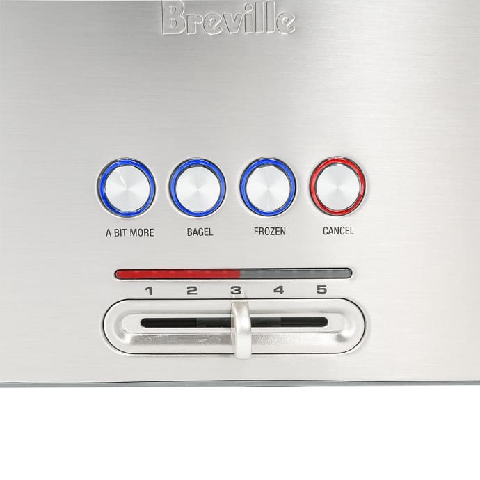 Breville Bit More 4-Slice Toaster, Brushed Stainless Steel
