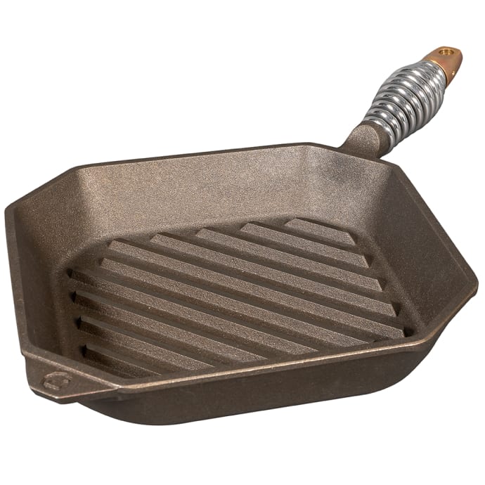 FINEX 10 Inch Cast Iron Grill Pan Grillet