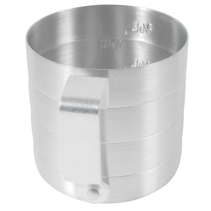 Browne 575645 Aluminum Measuring Cup - 1/2 qt.