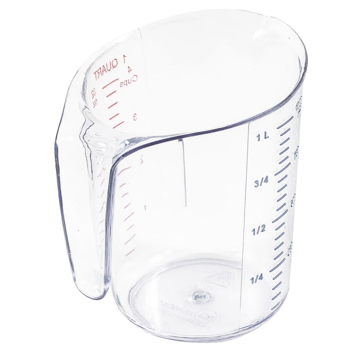 Winco 1-Quart Polycarbonate Measuring Cup