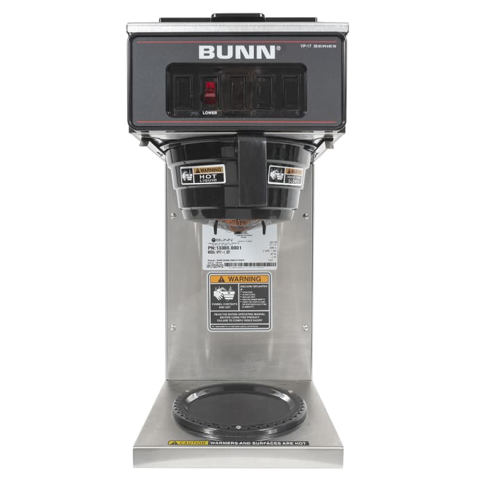 Bunn VP17-1 12-Cup Commercial Coffee Maker, 1 Warmer, 13300.0001 13300.0001  - The Home Depot