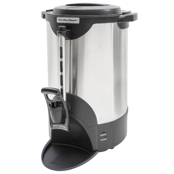 Proctor Silex Commercial 40 Cup Coffee Urn, 120V, Aluminum, 45040R 