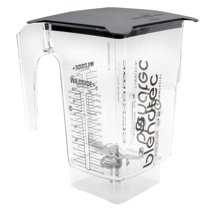 Blendtec 40-712-08 90 oz WildSide™ Jar w/ Black Gripper Lid