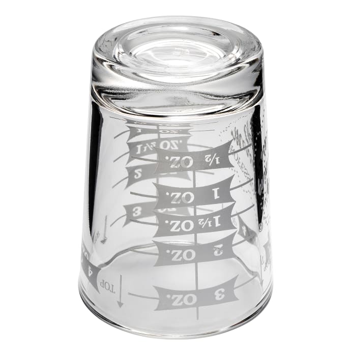 Libbey Professional Measuring Glasses, Two - 4 oz Measuring