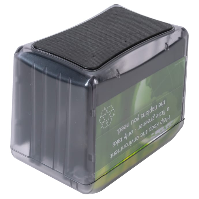 San Jamar H4004TBK Tabletop 250 Mini/Interfold Napkin Dispenser