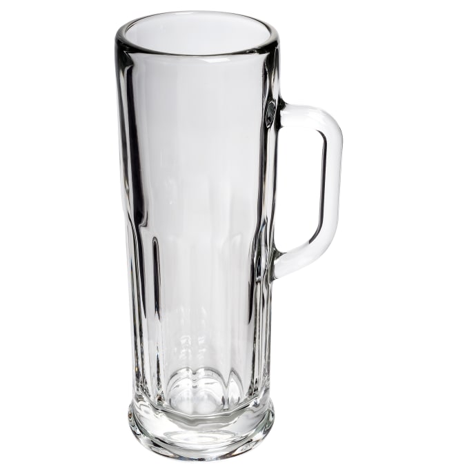 Tall 22 oz. Glass Beer Stein
