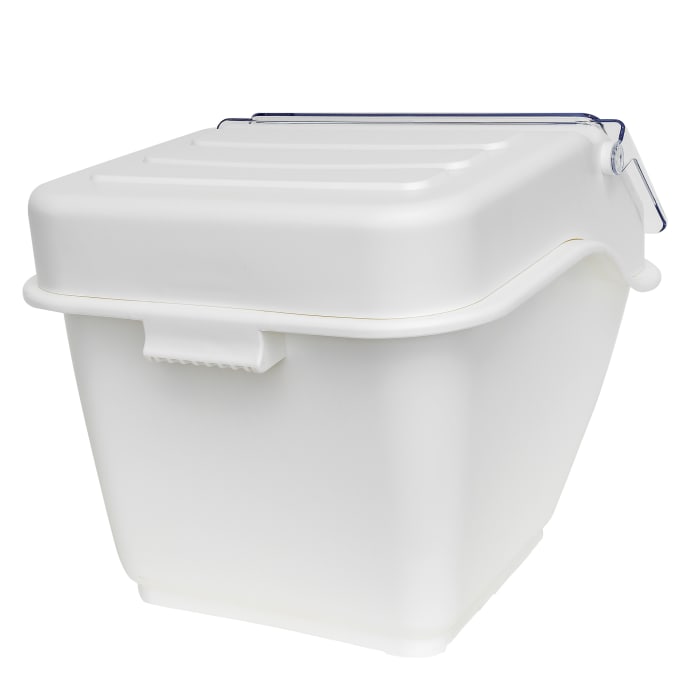Winco FCW-10 White 10 Gallon Storage Container