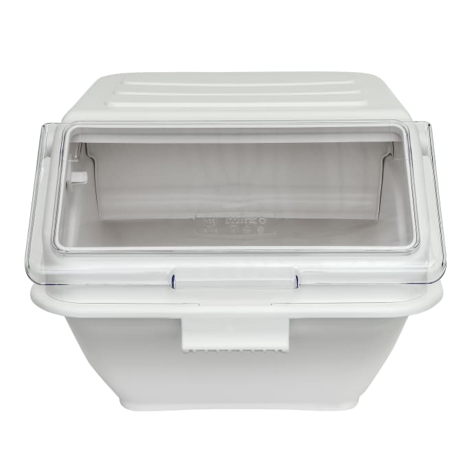 Winco FCW-10 White 10 Gallon Storage Container