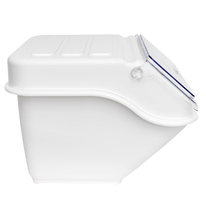 Winco FCW-10 White 10 Gallon Storage Container