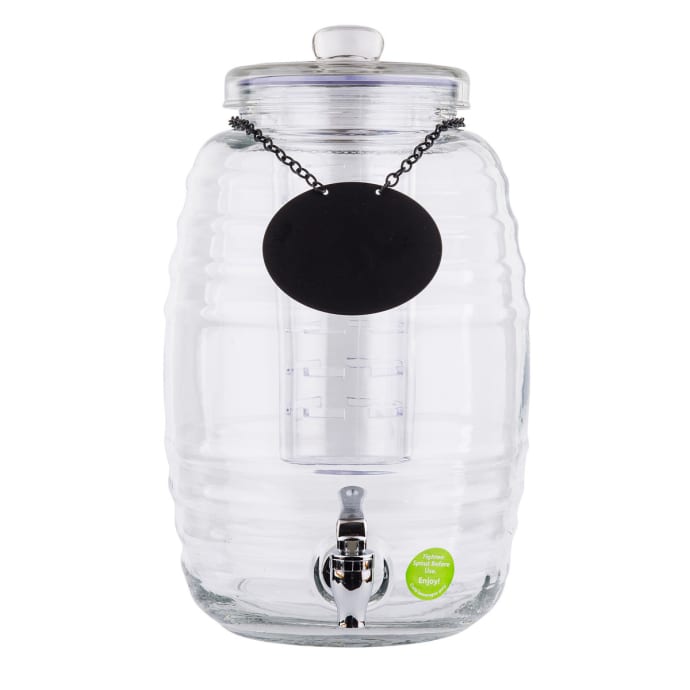 Bee Hive Style Water and Juice Dispenser. Lemonade, Iced Tea and Fruit  Juice Beverage Dispenser With Spigot. Glass Beverage Dispenser, Lead-Free