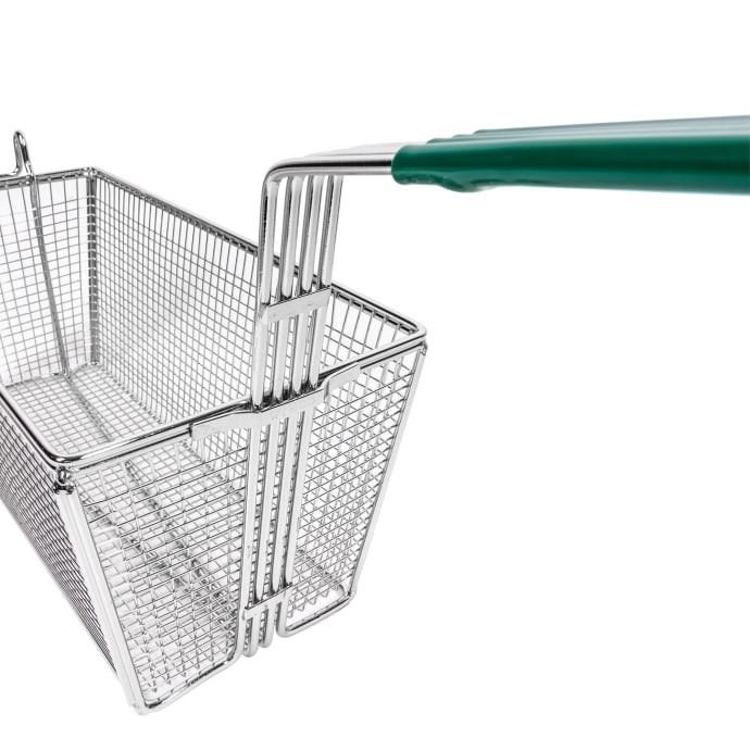 Winco FB-30 Fry Basket with Green Handle