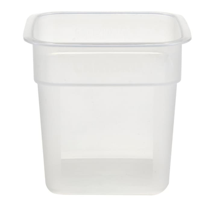 Cambro 1 Qt. Translucent Round Polypropylene Food Storage Container