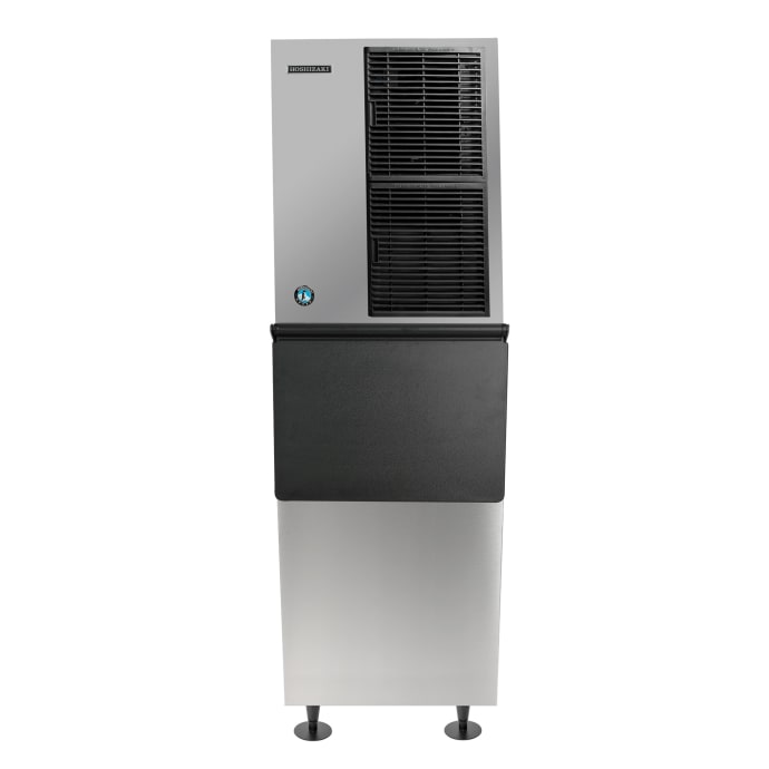 Hoshizaki KM-350MAJ/B-300SF 489 lb Slim-Line Crescent Cube Ice Machine w/  Bin - 300 lb Storage, Air Cooled, 115v