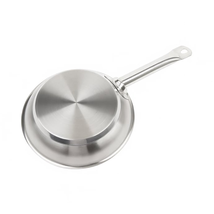 VOLLRATH N3808 Stainless Steel Fry Pan, 8 In. Dia. 