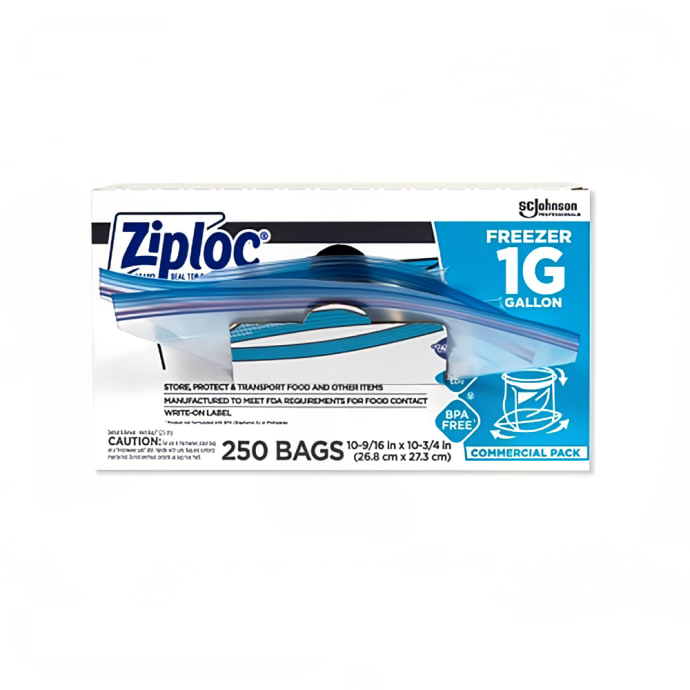 SC Johnson Ziploc Zipper Seal Top Freezer Bag - 10 9/16