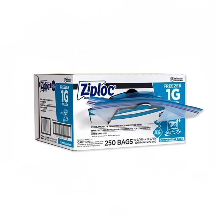SC Johnson Ziploc Zipper Seal Top Freezer Bag - 10 9/16