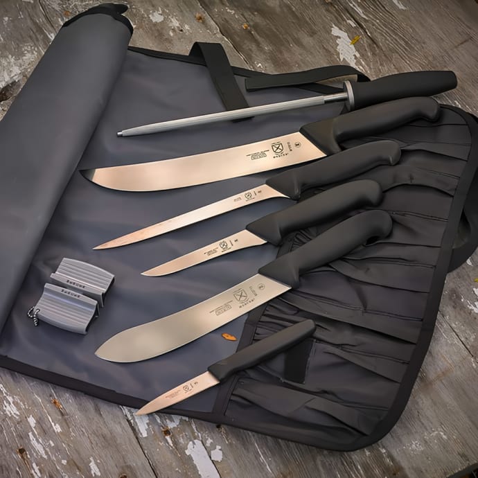 Mercer Culinary M13754 8 Piece Large Field Dressing Kit w/ Pocket Roll