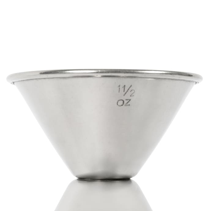 Browne Double Jigger - 0.75 & 1.5 oz., Stainless Steel, Polished
