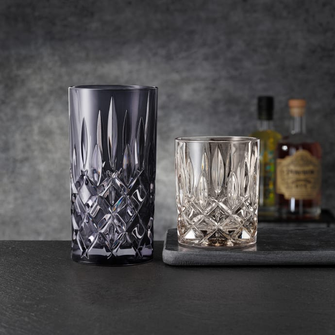 Nachtmann 13 1/4 oz Noblesse Long Drink Glass, Smoke (N105443)