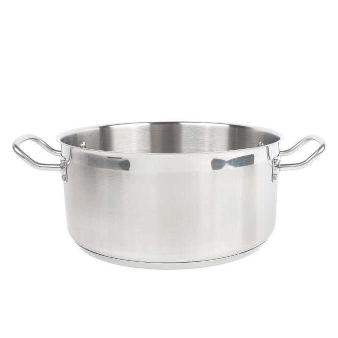 Winco SSLB-8 8 qt Stainless Steel Braising Pot