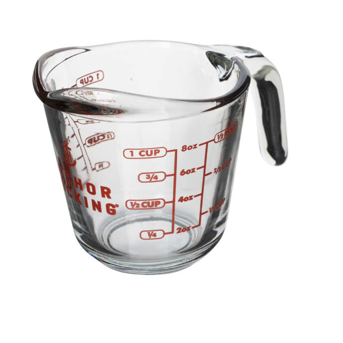 Anchor Hocking 8 oz Measuring Cup w/ Open Handle (55175L20)