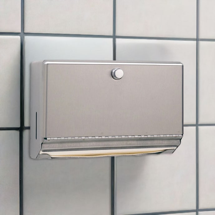 Bobrick B-2621 Surface Mount Paper Towel Dispenser w/ 200 C Fold