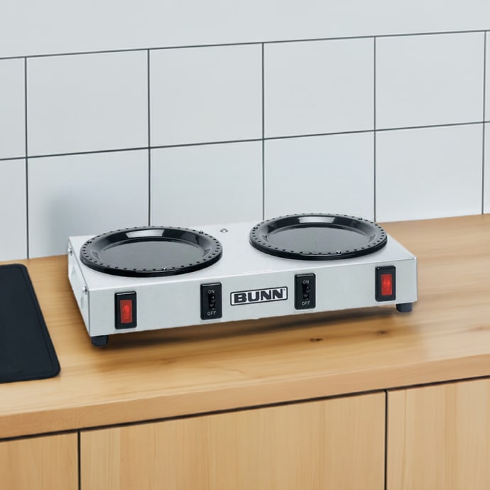 Bunn WX2 Side-by-Side Coffee Warmer, 120v (06310.0004)