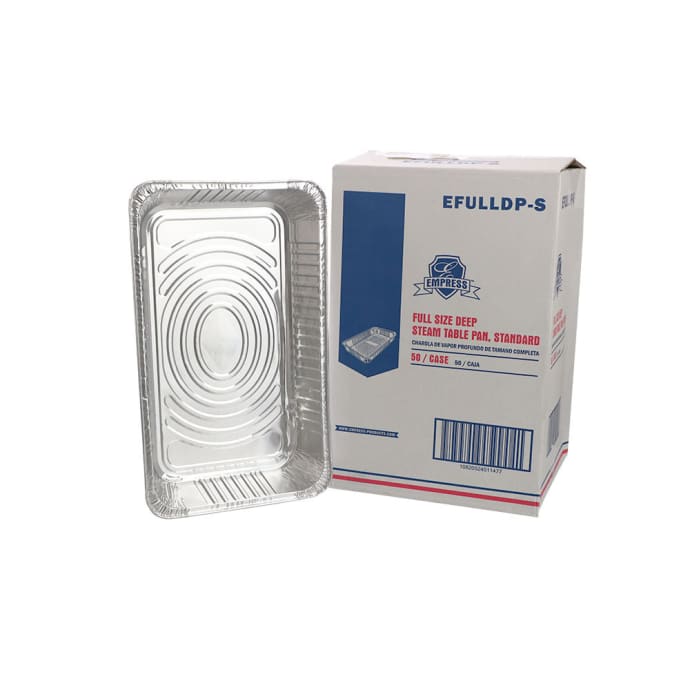 Empress Full Size Standard Foil Steam Table Pan (EFULLDP-S (64319))