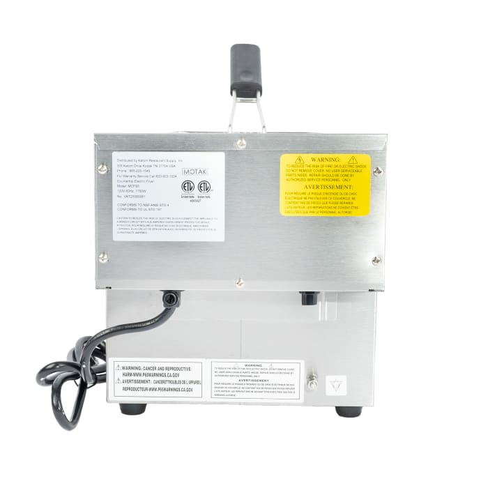 MoTak MCFS5 Countertop Electric Fryer - (1) 9 lb Vat, 120v