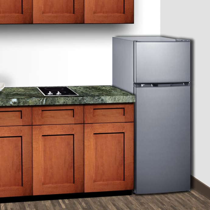 Summit CP978PL 7.4 cu ft Compact Home Refrigerator & Freezer w/ (2