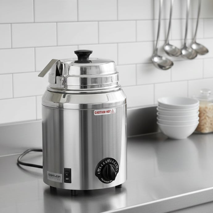 Server 3 qt All Purpose Topping Warmer - 1 oz Increments, 120v (82500)