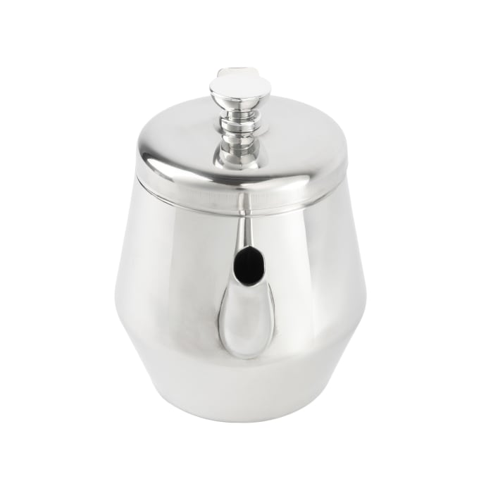Winco JB2920 20 oz Gooseneck Teapot w/ Lid - Stainless