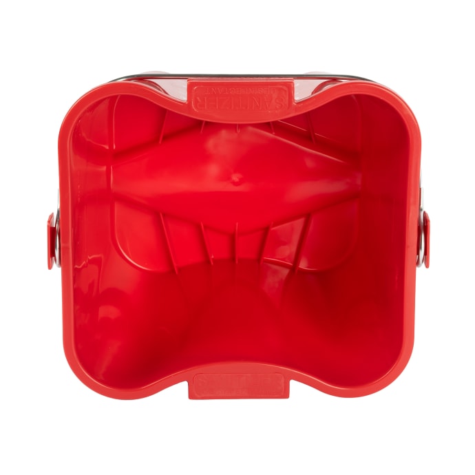 San Jamar KPP97RD 3 qt Kleen-Pail® Pro™ - Plastic, Red