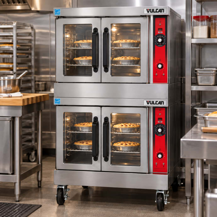 Vulcan VC44GD Double Full Size Natural Gas Convection Oven