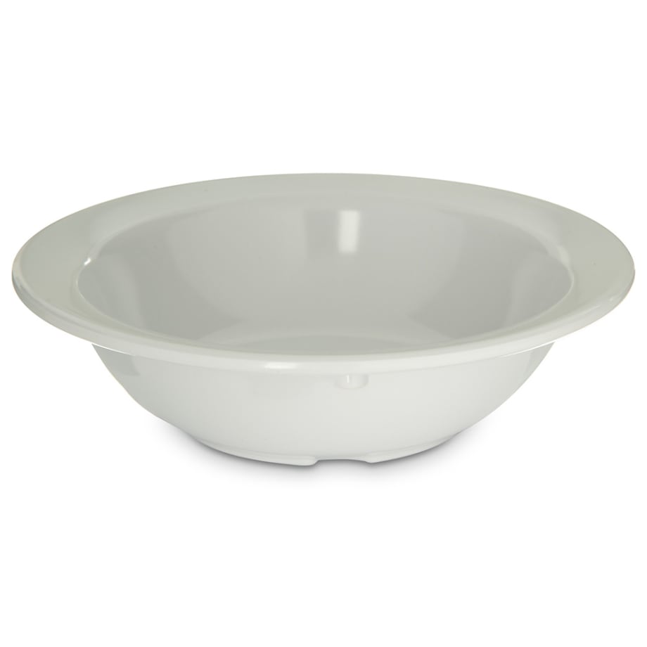 Carlisle White Melamine Kingline Nappie Bowl 14 Oz. - 48 per case