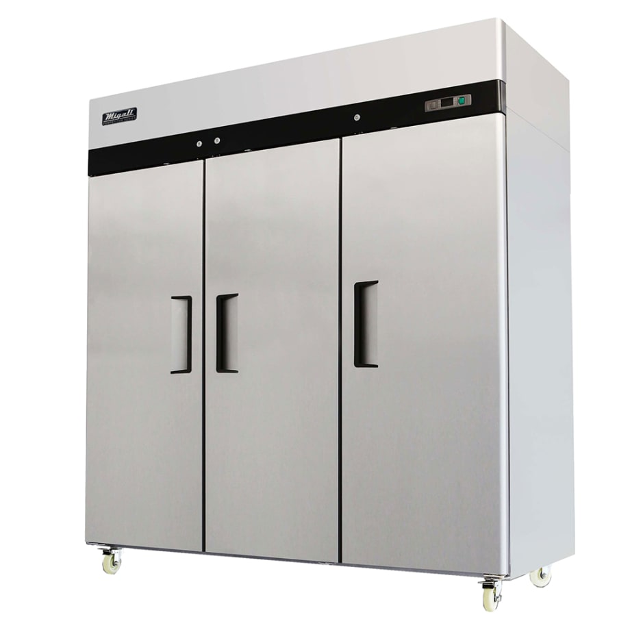 Migali 78" Three Section Reach-In Refrigerator C-3R-HC