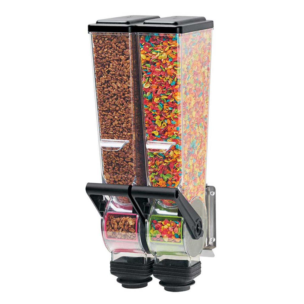 Server 88760 WallMount Topping Dispenser, (2) 2 liter Hoppers