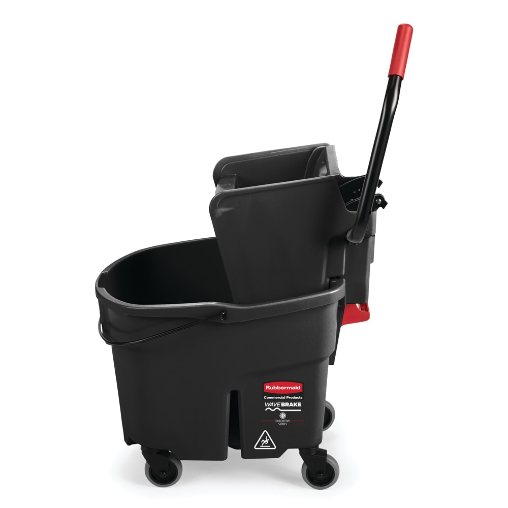 Commercial Wet Mop Bucket & Wringer Combo 36 Quart Gray Janitorial Hotel Home 
