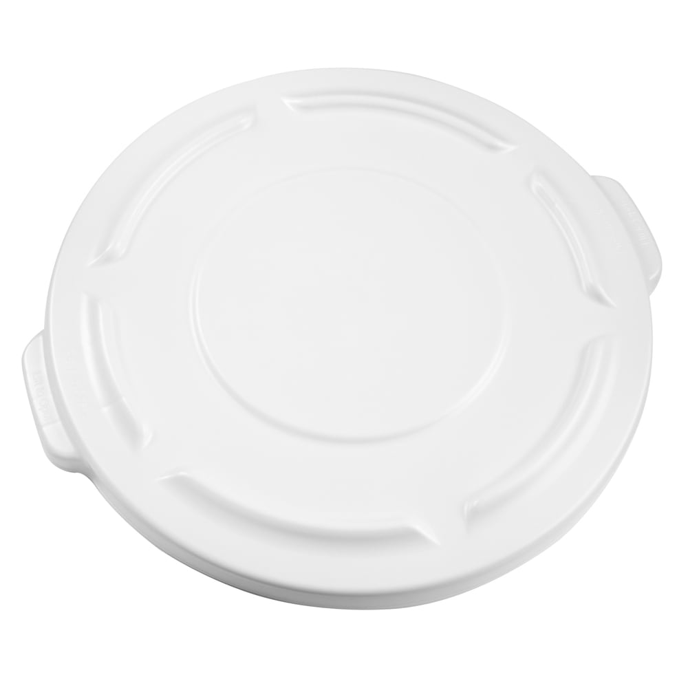 Rubbermaid Commercial Products FG261960WHT Brute Heavy-Duty Round Trash/Garbage Lid, 20-Gallon, White