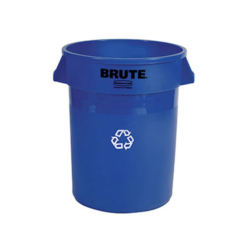 Rubbermaid Brute 2620 Trash Container, 20 Gallon, Blue